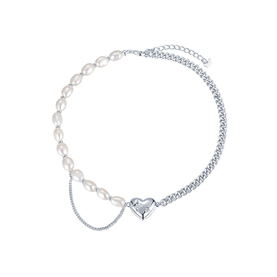 LELOUP吴昕同款爱心珍珠项链欧美