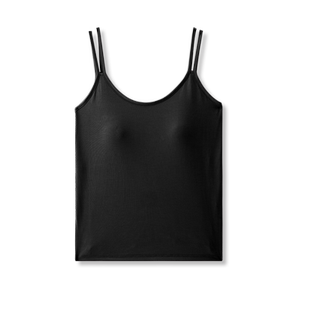 内茵吊带背心女夏季内搭带胸垫宽松打底文胸一体凉感家居服上衣