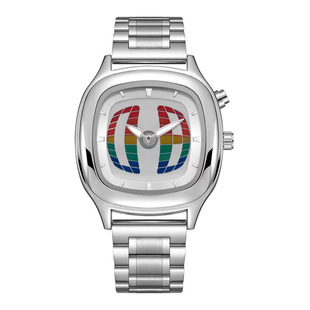 复古千禧年数字滚动高颜值动态读秒数显情侣男女款小众高级感手表