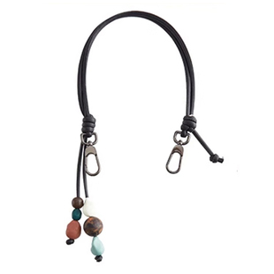 适用珑骧Hobo肩带改造陶艺串珠皮绳龙骧腋下包带延长链绳子配件