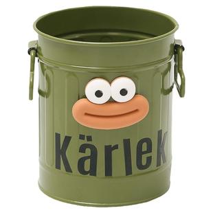 搞怪金属笔筒大容量办公室桌面收纳盒学生女孩儿童笔桶高颜值摆件