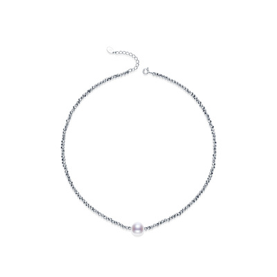 京润珍珠天然淡水珍珠项链碎银子