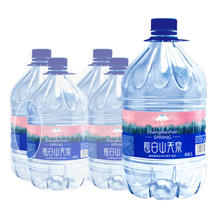 长白山天泉天然矿泉水偏硅酸饮用水大桶装家庭用水5L*4桶多省包邮