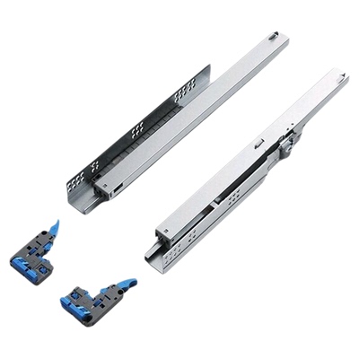 HIGOLD/悍高 抽屉轨道三节轨阻尼缓冲静音导轨五金配件托底滑轨