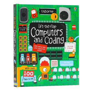 Usborne计算机编码翻翻书Lift-the-Flap Computers and Coding 英文原版少儿童启蒙书幼儿科普科学知识英语绘本小学生课外读物