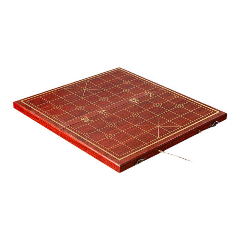 实木中国象棋便携式折叠棋盘