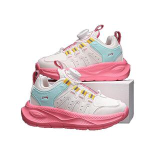 贵人鸟女童鞋2025春款新款革面晋江运动鞋潮牌女孩防滑舒适跑步鞋