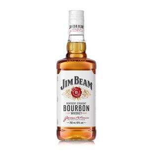 【自营】金宾JimBeam波本威士忌700ml白占边波旁嗨棒三得利洋酒