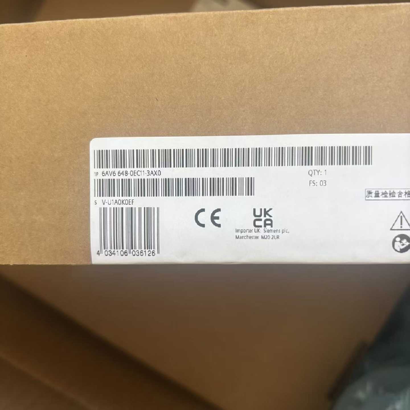 议价6AV6648-0EC11-3AX0西门子触摸屏6AV66480EC113AX0 - 实物图