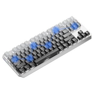 前行者侧刻机械键盘87键套装游戏电竞有线电脑无线女生办公专用