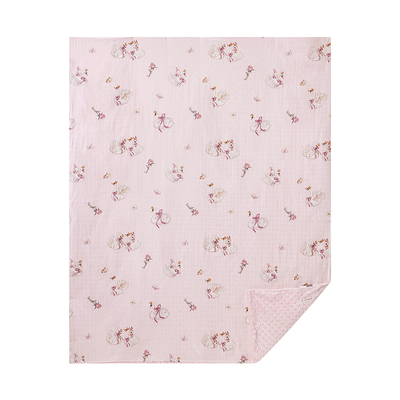 嫚熙豆豆毯婴儿盖毯幼儿园盖被