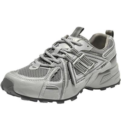 周雨彤同款百丽厚底银灰色老爹鞋女鞋增高鞋运动休闲鞋子E4L1DCM5