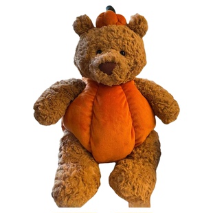 JELLYCAT新品巴塞罗熊南瓜装万圣节儿童安抚宝宝毛绒玩偶送礼玩具