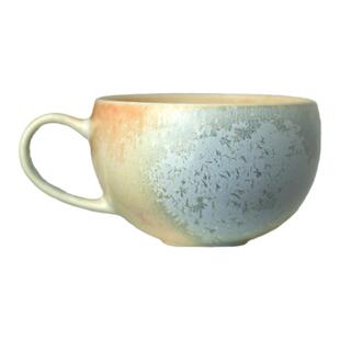 三色松针咖啡杯套组景德镇纯手工窑变咖啡蛋杯拉花杯拿铁杯 220ml