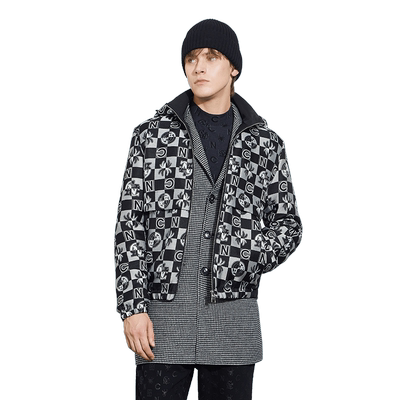 CNC男装满印花版夹克外套