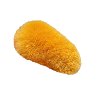 芒狗发卡可爱发夹女2025新款毛毛鸭嘴夹发饰毛绒bb夹秋冬夹子头饰