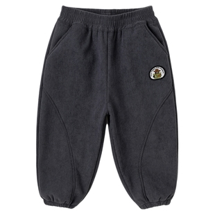 嘟嘟家男童裤子冬季加绒儿童长裤秋冬宝宝冬装休闲裤女童童装冬款