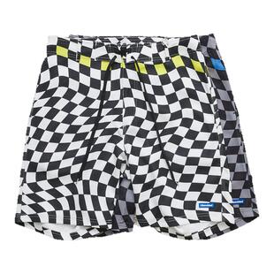 现货 LIBERAIDERS CHECKERED SHORTS 扭曲棋盘格休闲户外短裤