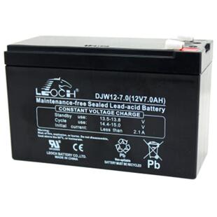 理士蓄电池 DJW6-7.0/6V7AH童车玩具报警器精密仪器 6伏7安时电瓶