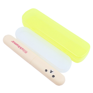 窄长条盒化妆刷长方形收纳盒眉笔眼线笔刷子小号扁平透明塑料长盒