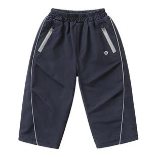 男童加绒伞兵裤加厚长裤冬装秋冬新款童装儿童宝宝冬季保暖裤子潮