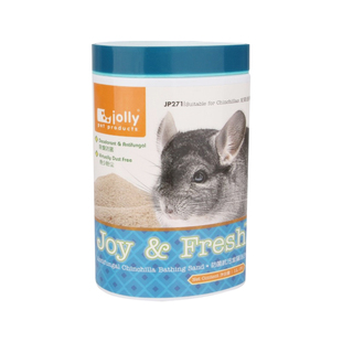 Jolly祖莉龙猫杀菌浴沙1L龙猫除菌除臭桶装洗澡沙冲凉沙JP271