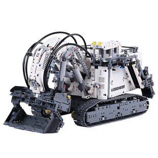 宇星积木挖掘机电动遥控机械组吊车起重机男孩拼装玩具生日礼物