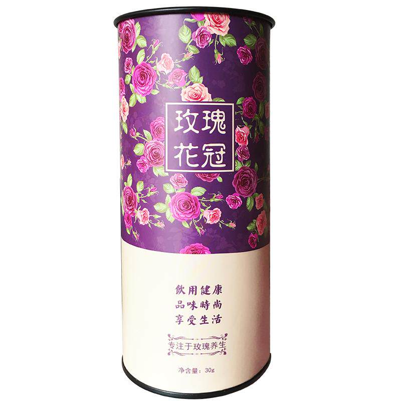 头期新花玫瑰花冠茶平阴无硫大朵泡水花冠王花茶一朵一杯罐装