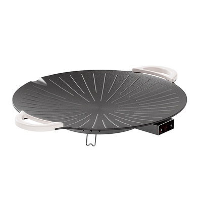 升级钛金电烤盘家用多功能烤肉锅韩式轻烟不粘一体电烤锅烧烤盘