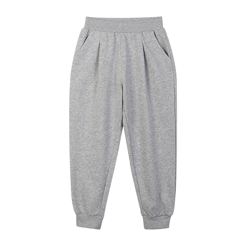 男女童秋季加厚运动裤校服裤纯棉