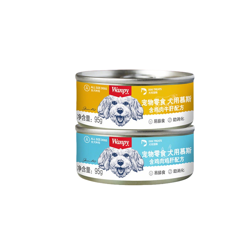 顽皮狗零食慕斯罐头泰迪金毛