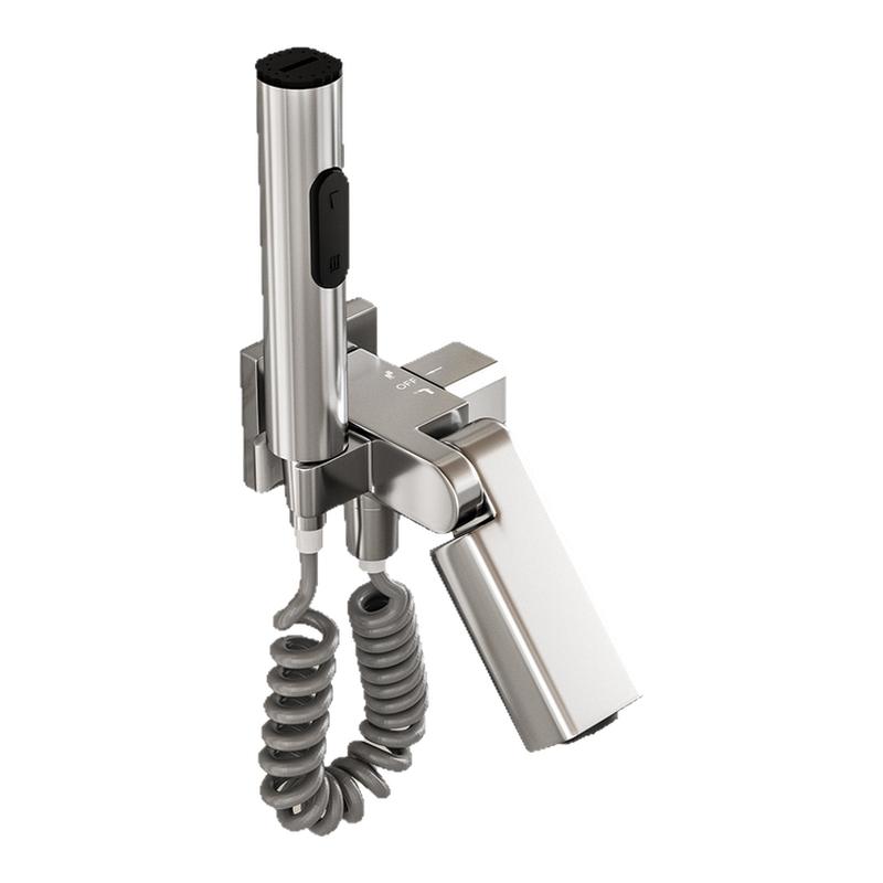 MILUSIX拖把池水龙头全铜卫生间入墙式单冷带喷枪水龙头阳台户外