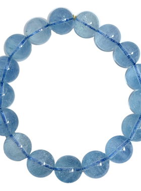 海蓝宝手串天然原石魔