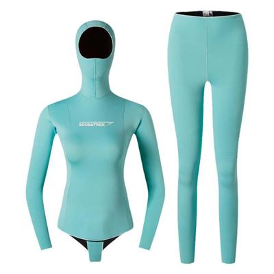 马马卡龙色自由潜两件套超弹保暖