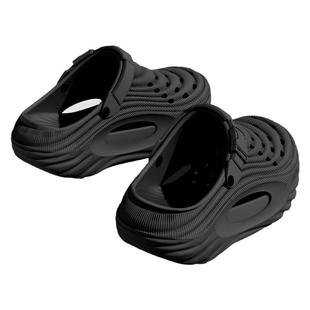 厚底洞洞鞋男款2025新款夏季外穿防滑防臭踩屎感运动沙滩凉拖鞋男