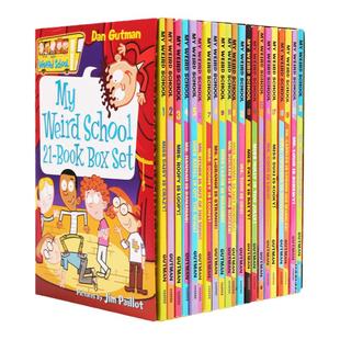 疯狂学校第一季 My Weird School 英文原版 美国小学推荐读物 5季全套66册 校园题材章节桥梁漫画书 真实百科系列 特别版 幽默搞怪