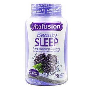 美国入睡眠软糖褪黑素安瓶助维生素b6片眠sleep学生腿退黑色素片