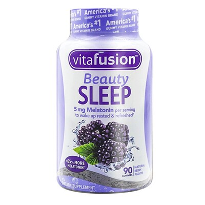 美国睡眠软糖褪黑素安瓶助
