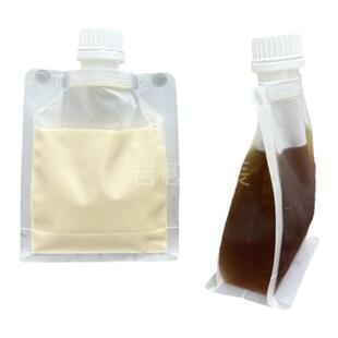 咖啡液分装袋250ml八边封冷萃打包袋磨砂袋子透明500自立小吸嘴袋