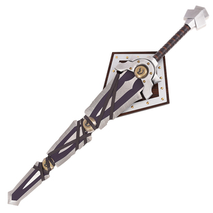 毁天灭地末日决战双手剑魔兽游戏周边武器1:1霜之哀伤模型 未开刃