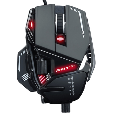 madcatz美加狮rat8+机械游戏电竞有线鼠标赛钛客人体工学重感滑鼠