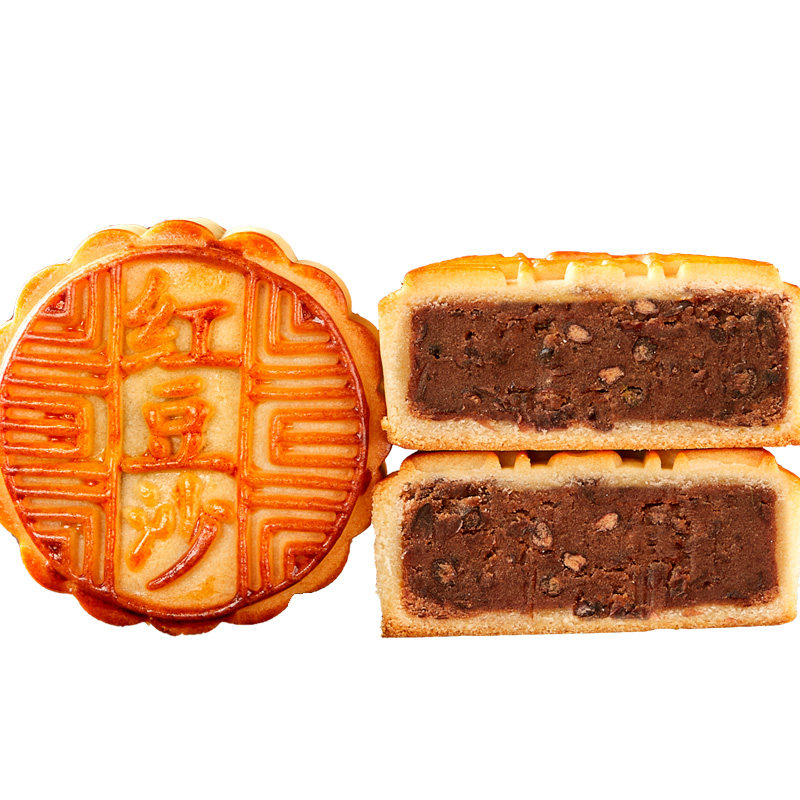广式豆沙月饼多种口味可选