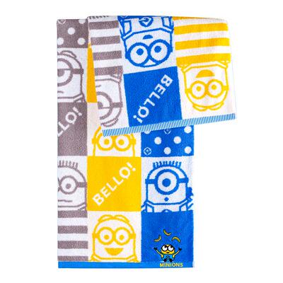 夕才儿美术馆小黄人纯棉A类浴巾