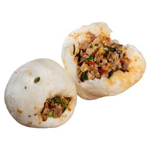 龙游葱花馒头衢州特色小吃手工制作笋干猪肉夹心馒头酒酿空气馒头