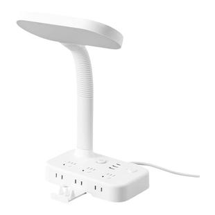 大灯头一体台灯插座多功能带USB插线板电线插板带线护眼床头灯