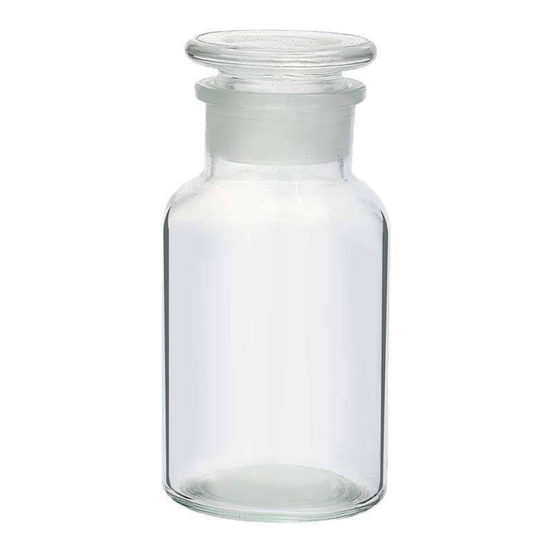 大口试剂瓶加厚硬质玻璃广口瓶化学玻璃磨口密封盖化工固体瓶试剂