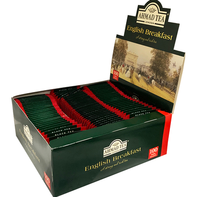 进口AHMAD亚曼100包英式早餐红茶