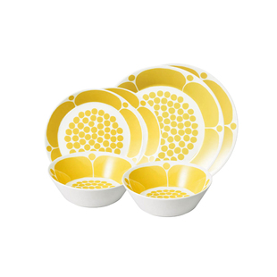 芬兰arabia黄色星期天陶瓷餐具餐盘家用碗北欧盘子乔迁新婚礼物