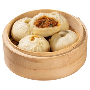 三全小笼包杭州风味发面速食冻早餐半成品小笼包子面点加热即食