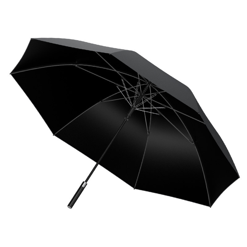 左都高端碳纤维长柄雨伞男士防风暴雨加大加厚固轻量化自动直柄伞